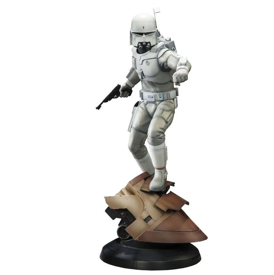 Sideshow Collectibles Star Wars Ralph McQuarrie Boba Fett 18.5 Inch Statue Afbeelding 1