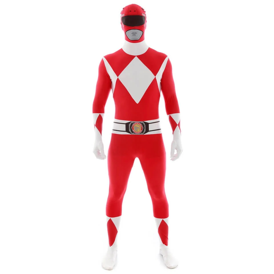 Morphsuit Power Rangers Red Ranger - Volwassene - M - Rood Afbeelding 1