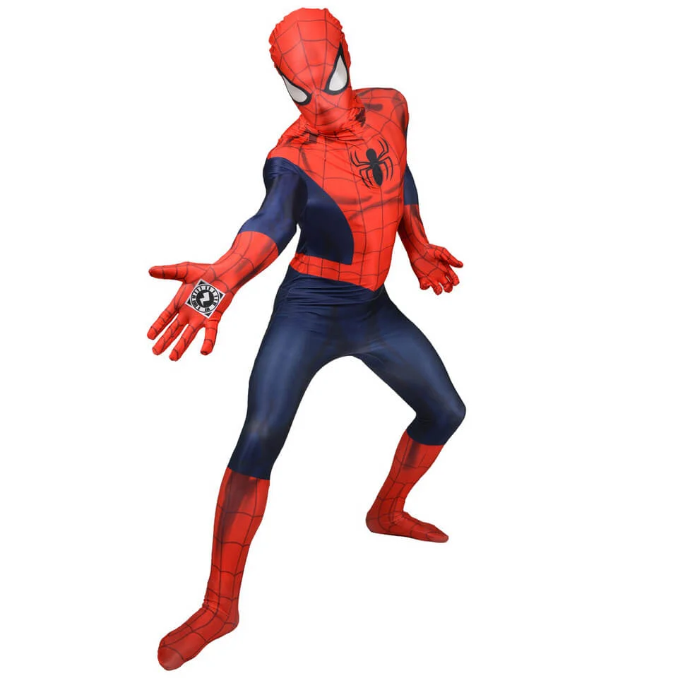 Morphsuit Deluxe Zapper Marvel Spider-Man - Volwassene - M - Rood Afbeelding 1