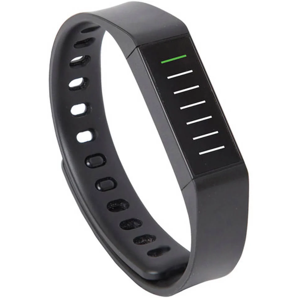 3plus Snap Bluetooth Activity Tracker with App (Compatible with Apple & Android) - Black Afbeelding 1
