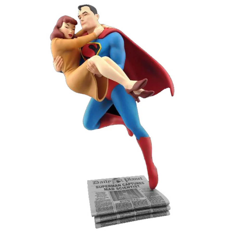 Cryptozoic Entertainment DC Comics Superman Rescues Lois Lane 9 Inch Statue Afbeelding 1