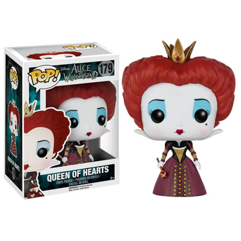 Disney Alice in Wonderland Hartenkoningin Funko Pop! Figuur Afbeelding 1
