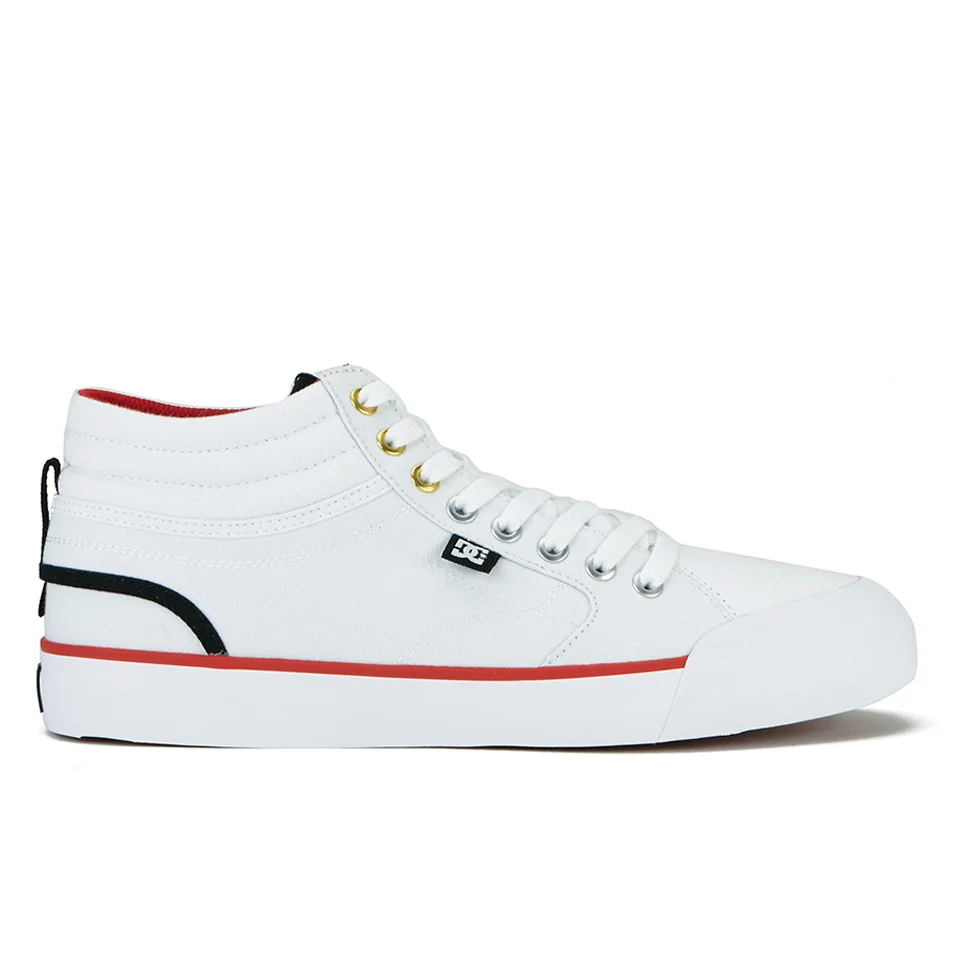 DC Shoes Men's Evan Smith High Top Trainers - White - UK 7 - Wit Afbeelding 1