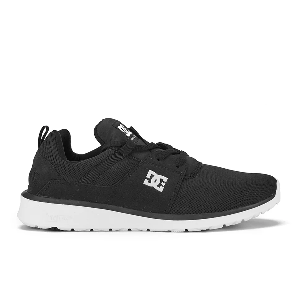 DC Shoes Men's Heathrow Mesh Trainers - Black/White - UK 7 - Zwart Afbeelding 1