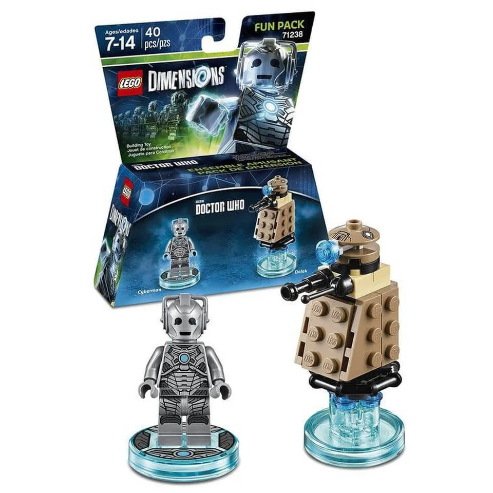 LEGO Dimensions Dr Who Cyberman & Dalek Fun Pack Afbeelding 1