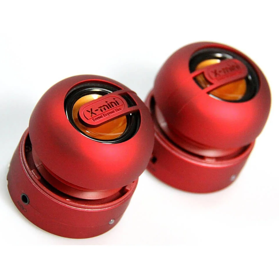 X-Mini Max Capsule Speaker Pair - Red Afbeelding 1