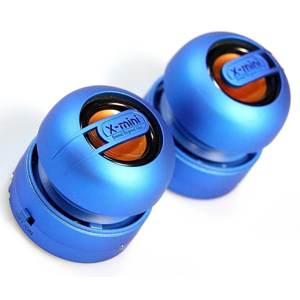 X-Mini Max Capsule Speaker Pair - Blue Afbeelding 1