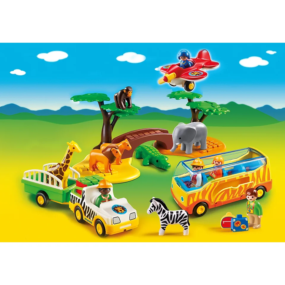 Playmobil 1.2.3. Large African Safari (5047) Afbeelding 1