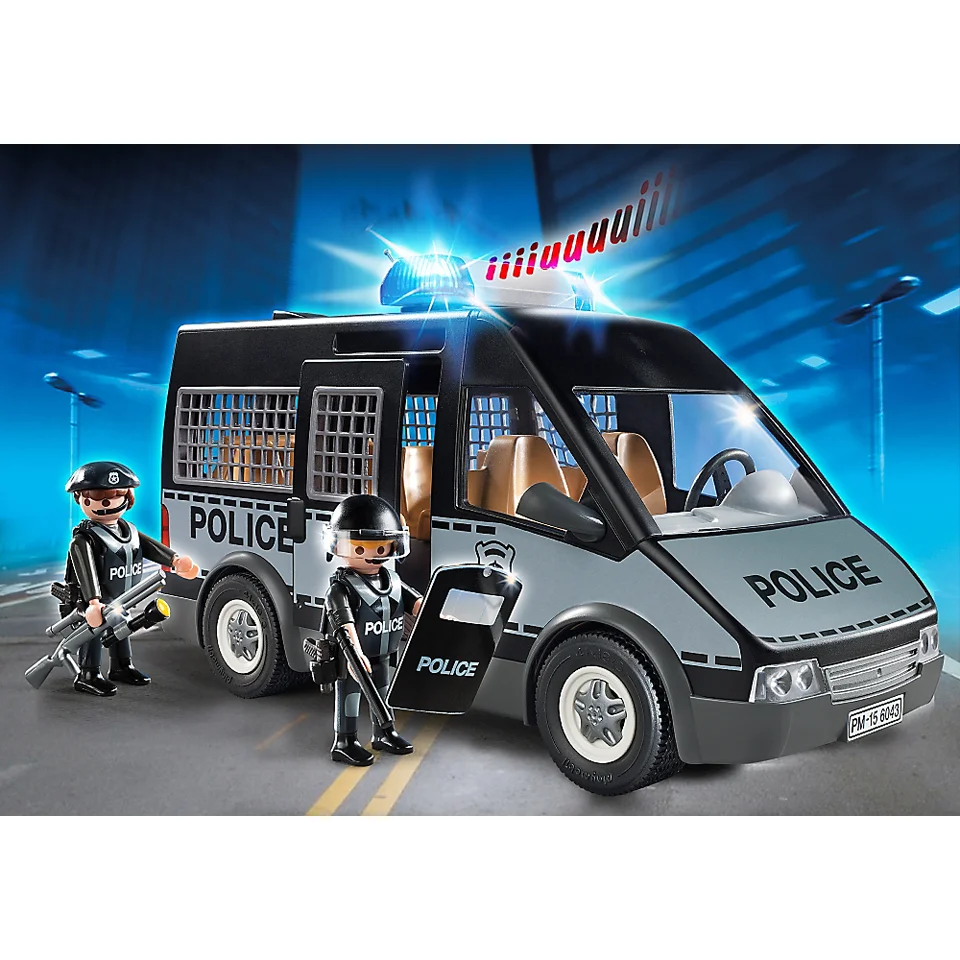 Playmobil City Action Police Van with Lights and Sound (6043) Afbeelding 1