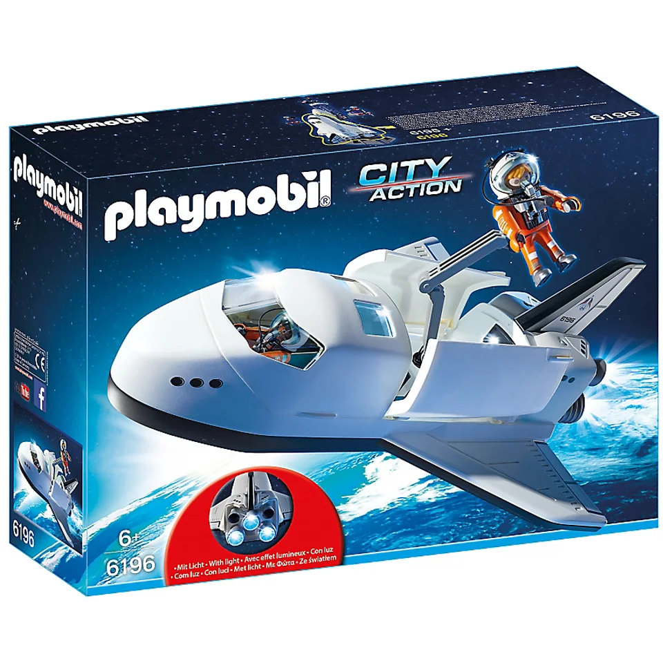 Playmobil Space Shuttle met bemanning (6196) Afbeelding 1