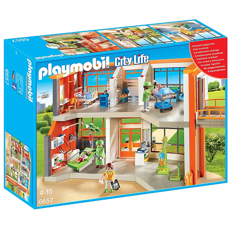 Playmobil City Life: Compleet ingericht kinderziekenhuis (6657) Afbeelding 1