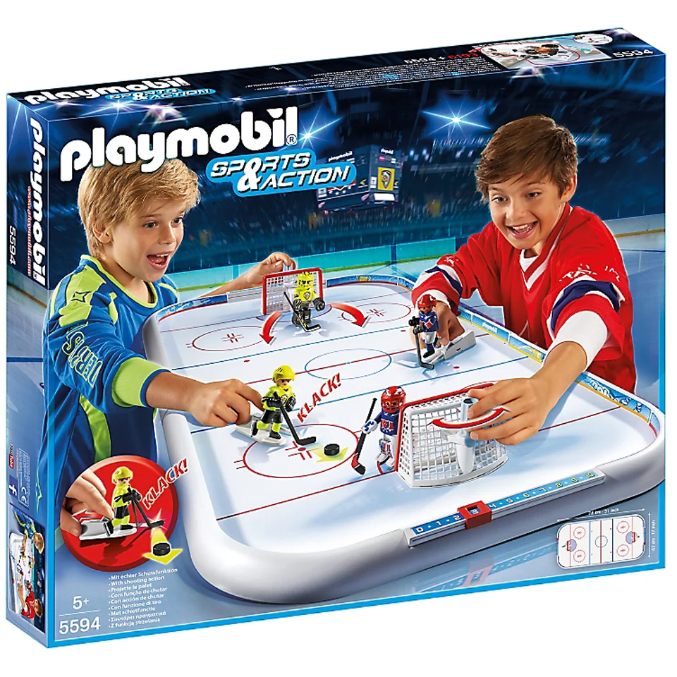 Playmobil Sports & Action: Ijshockey stadion (5594) Afbeelding 1
