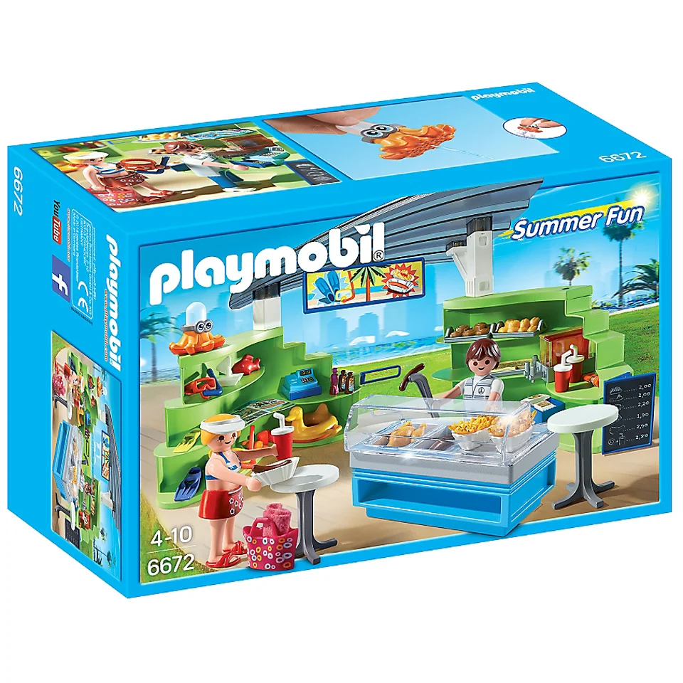 Playmobil Summer Fun Splish Splash Café (6672) Afbeelding 1
