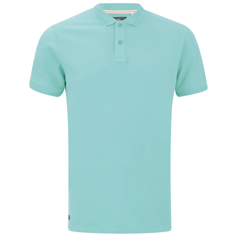 Threadbare Men's Fred Polo Shirt - Blue - S - Blauw Afbeelding 1