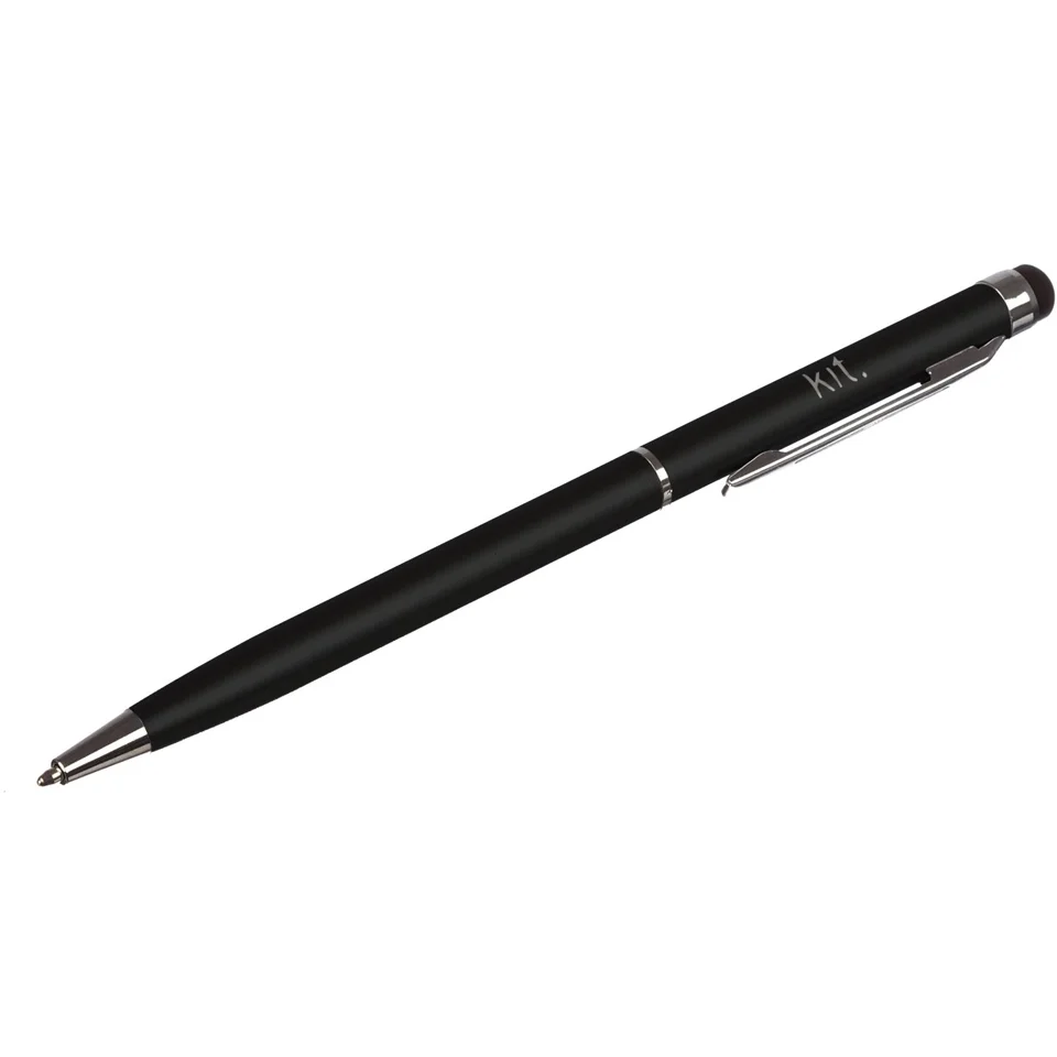 Kit Slim 2in1 Stylus & Retractable Rollerball Pen - Black Afbeelding 1
