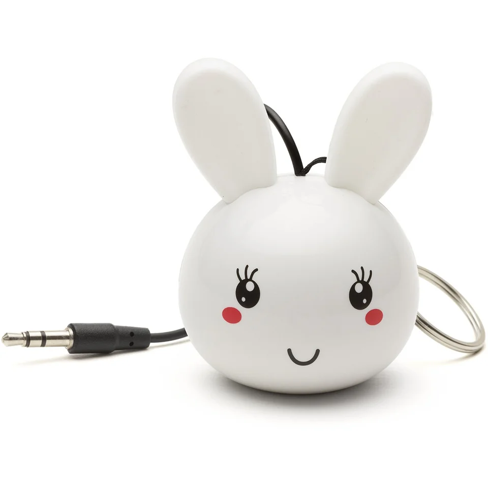 KitSound Mini Buddy Bunny Portable Speaker - White Afbeelding 1