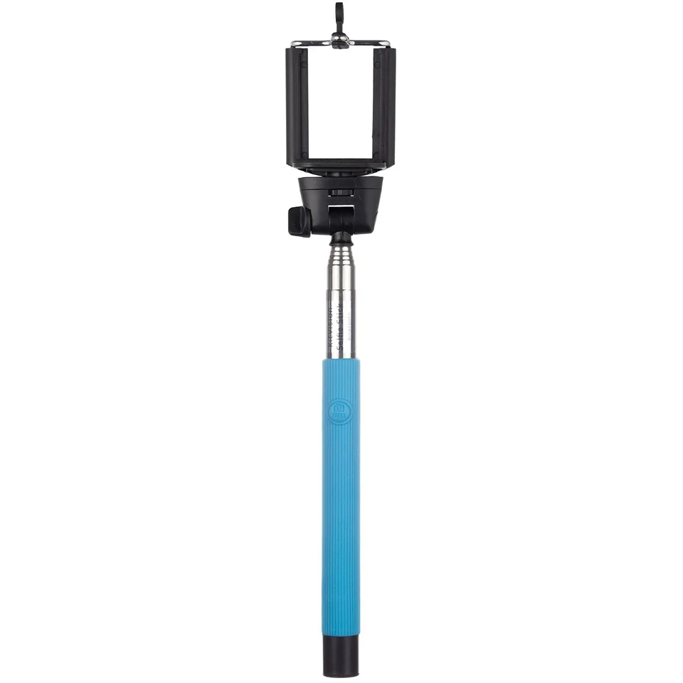 Kitvision Basic Bluetooth Selfie Stick With Phone Holder - Blue Afbeelding 1