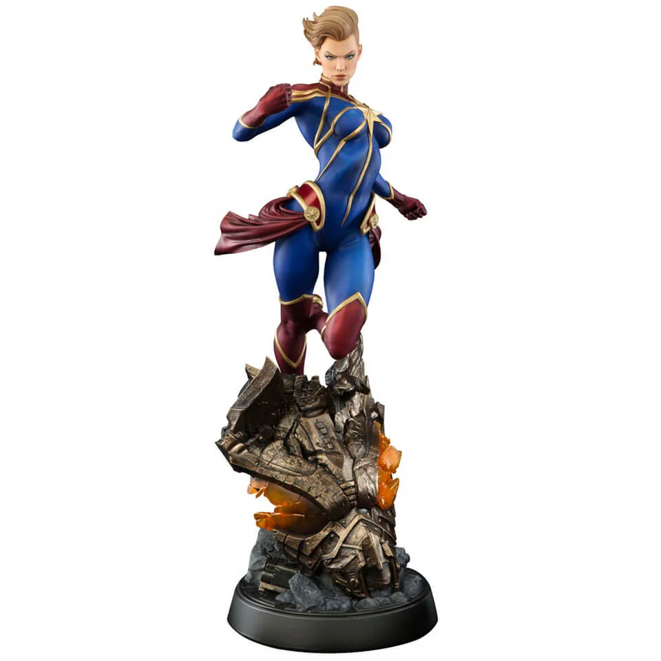 Sideshow Collectables Marvel Captain Marvel Preium Format 22 Inch Statue Afbeelding 1
