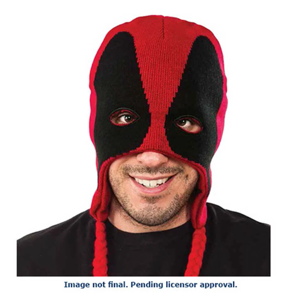 Marvel Deadpool Fleece Laplander Hat Afbeelding 1