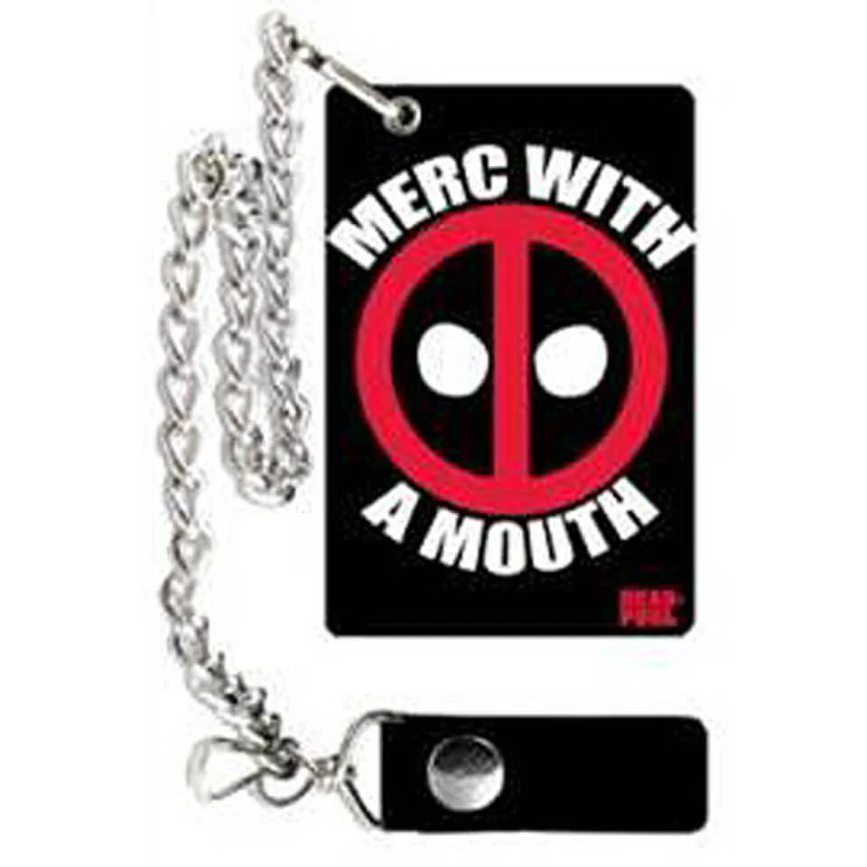 Marvel Deadpool Merc With A Mouth Chain Wallet Afbeelding 1
