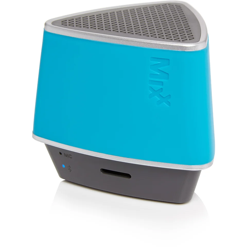 Mixx S1 Bluetooth Wireless Portable Speaker (Inc hands free conference calling) - Neon Blue Afbeelding 1