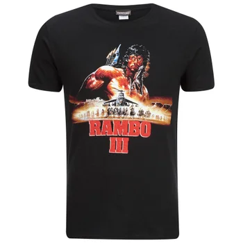Rambo 3 Heren T-Shirt - Zwart