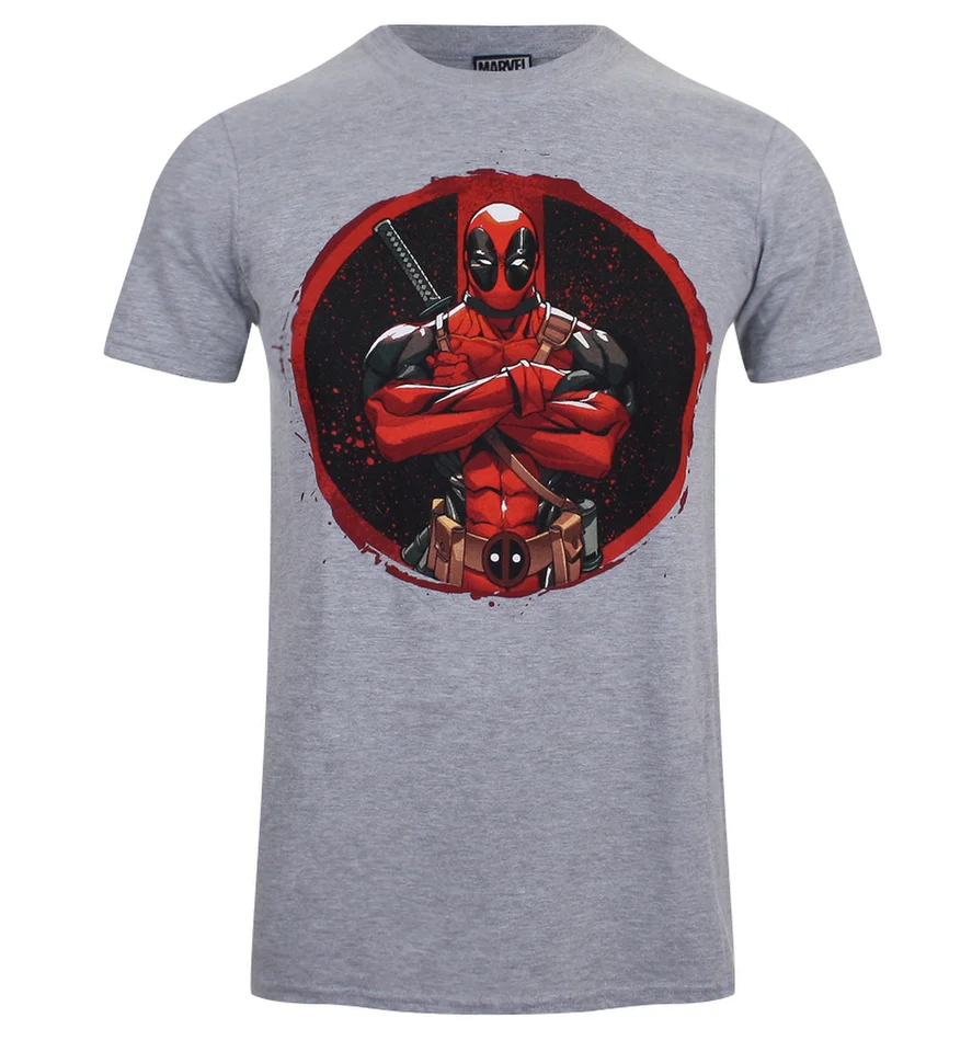 Deadpool Deadpool Heren T-Shirt - Grijs - S - Grijs Afbeelding 1