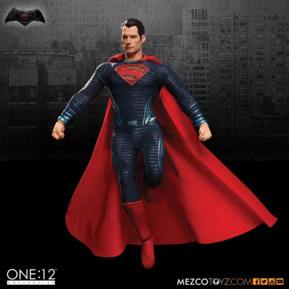 Mezco Toys DC Comics Batman v Superman Dawn of Justice Superman 6 inch Figure Afbeelding 1