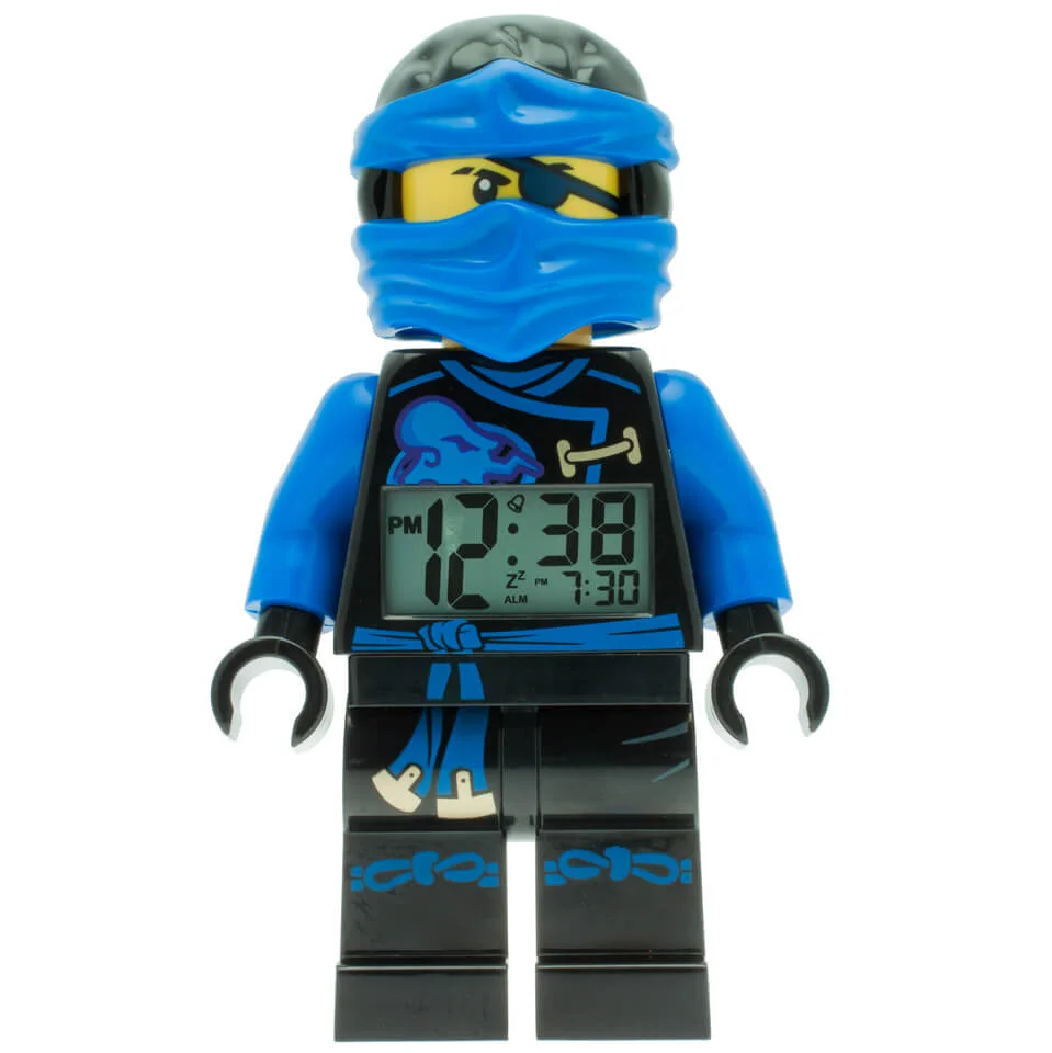 LEGO Ninjago Sky Pirates Jay Mini Figure Alarm Clock Afbeelding 1