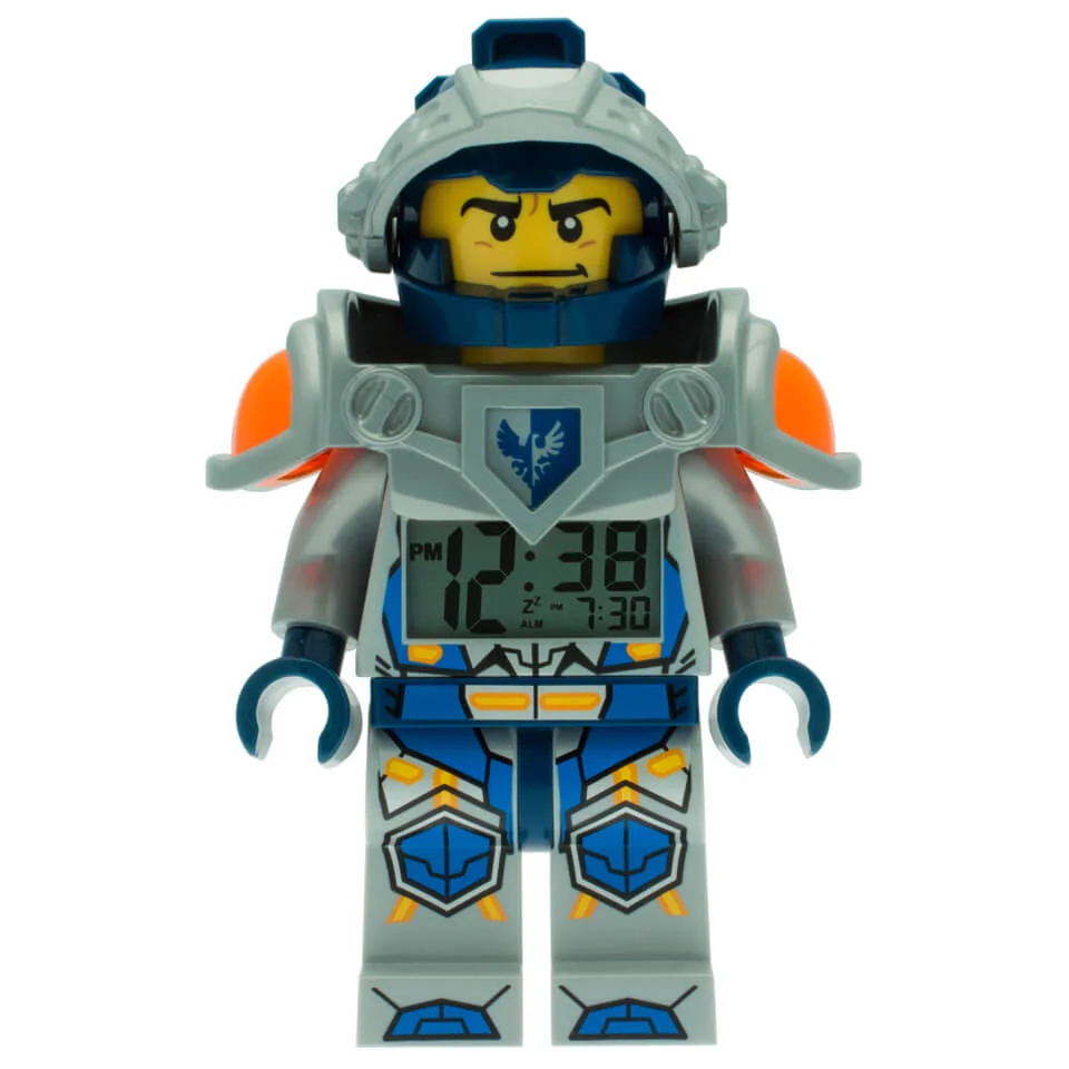 LEGO Nexo Knights Clay Mini Figure Alarm Clock Afbeelding 1