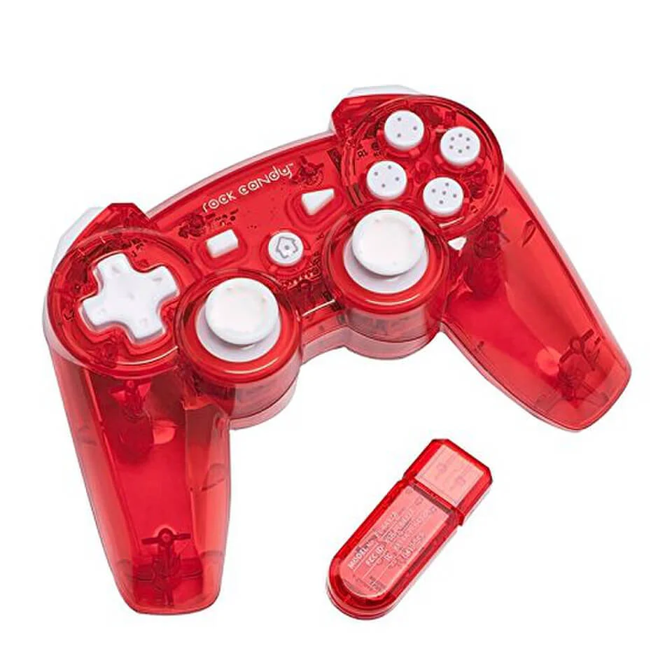 Rock Candy Wireless Playstation 3 Controller - Red Afbeelding 1