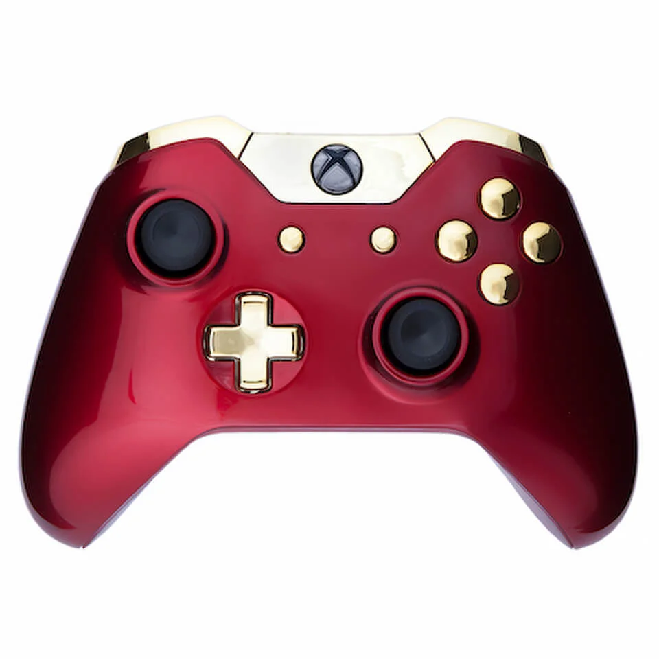 Custom Controllers Xbox One Wireless Custom Controller - Crimson Red & Gold Afbeelding 1