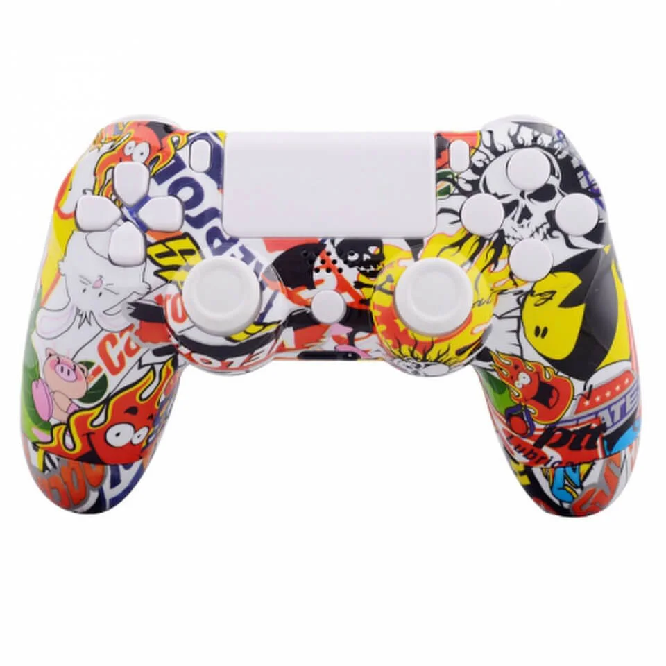PlayStation DualShock 4 Custom Controller - Stickerbomb White Afbeelding 1
