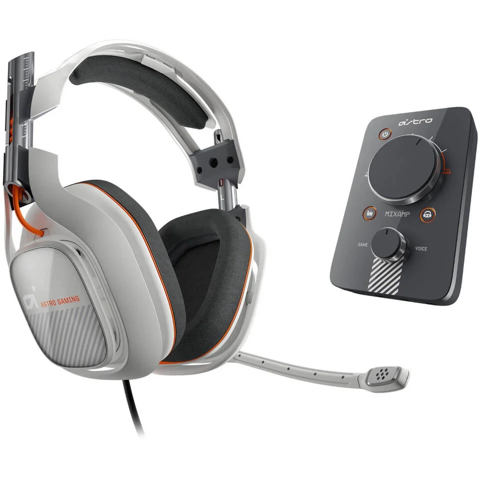 ASTRO A40 Headset + MixAmp Pro - White (PS4/PS3/PC) Afbeelding 1