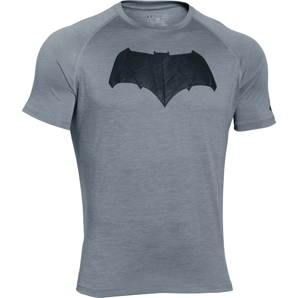 Under Armour Men's Transform Yourself Batman T-Shirt - Grey - S - Grijs Afbeelding 1