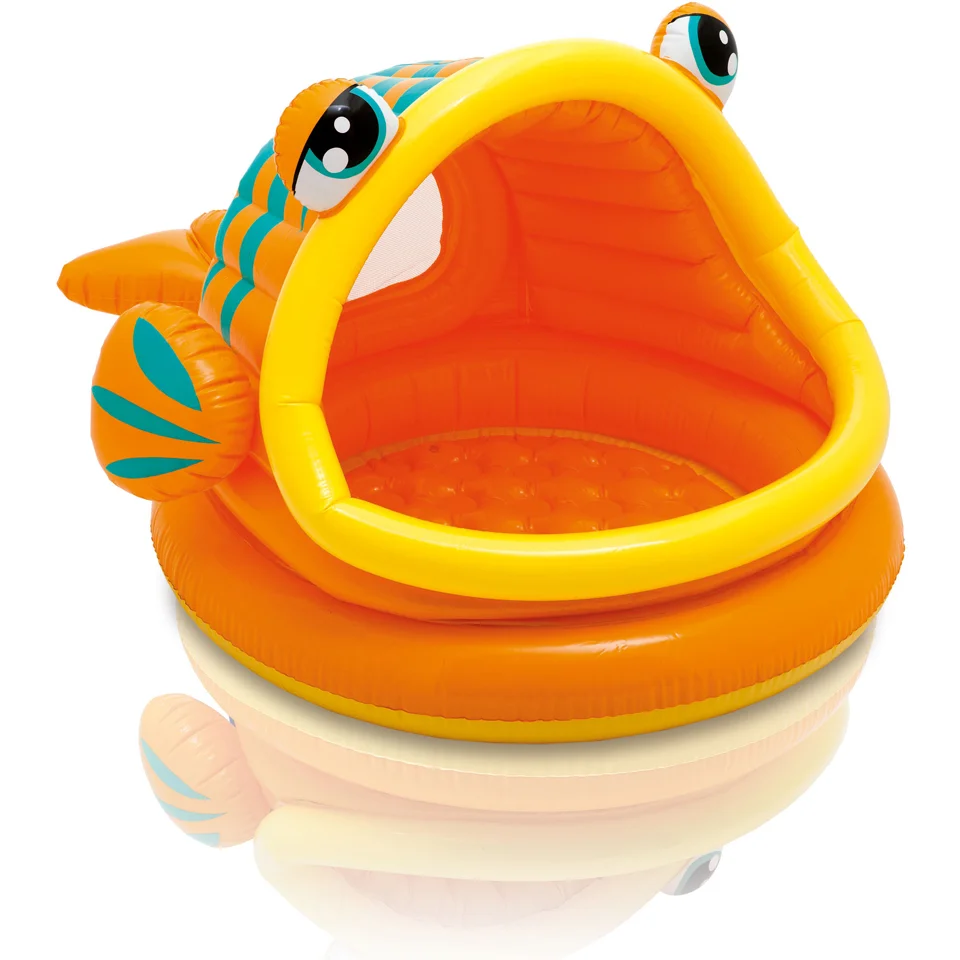 Intex Lazy Fish Shade Inflatable Baby Pool Afbeelding 1