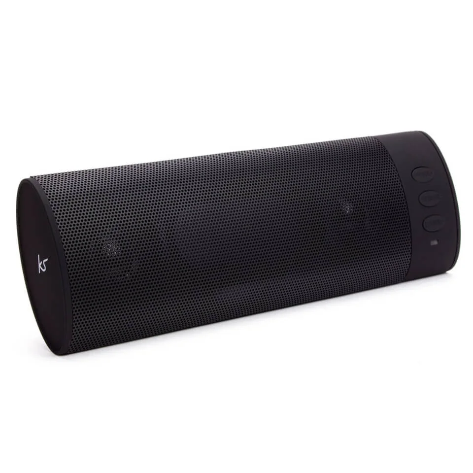 Kitsound Boombar Universal Rechargeable Portable Bluetooth Speaker - Black Afbeelding 1