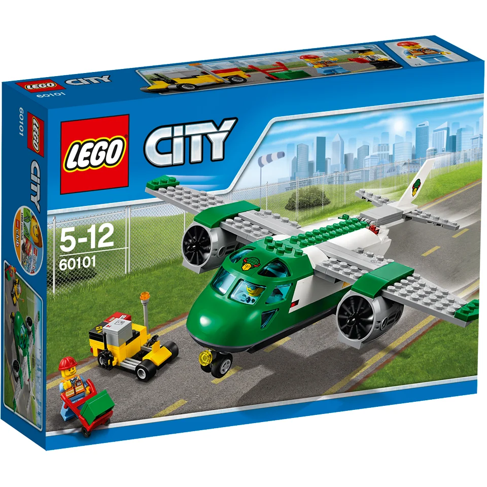 LEGO City: Vliegveld vrachtvliegtuig (60101) Afbeelding 1
