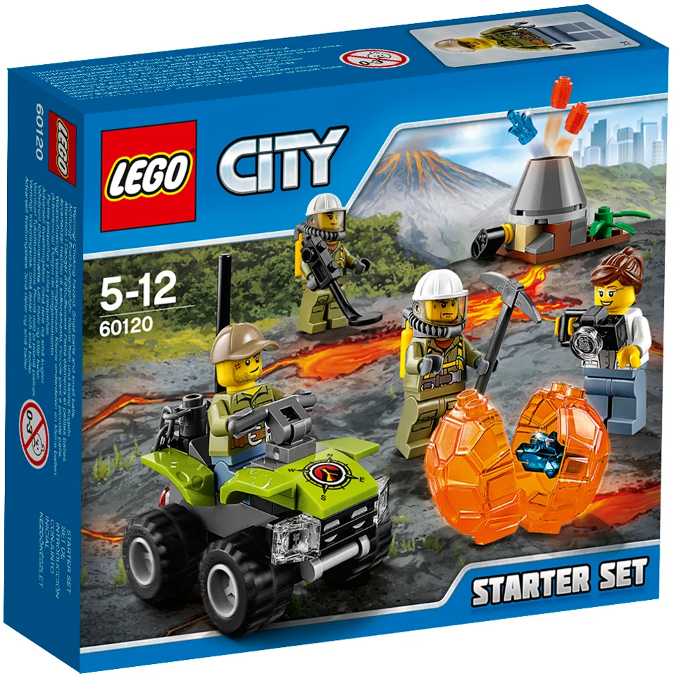 LEGO City: Vulkaan starterset (60120) Afbeelding 1