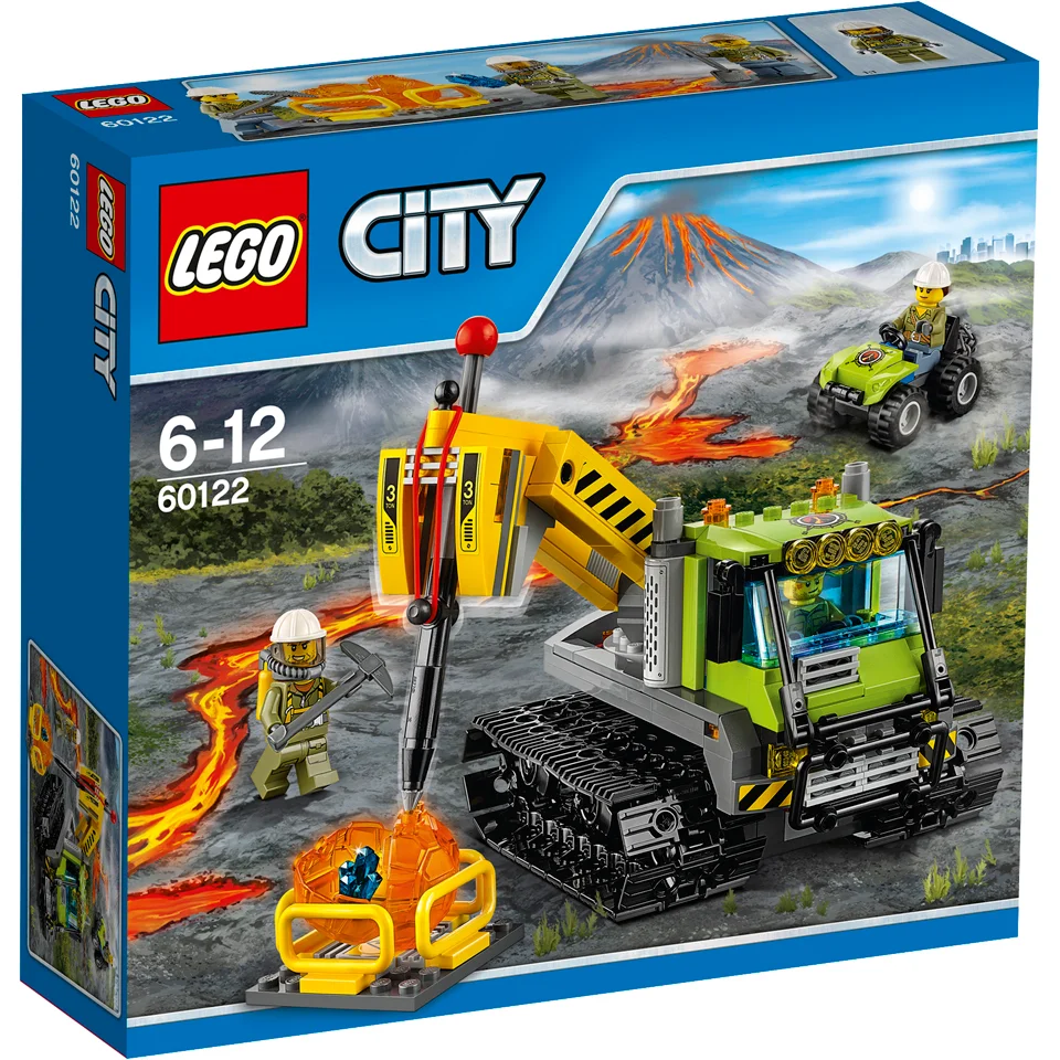 LEGO City: Vulkaan crawler (60122) Afbeelding 1