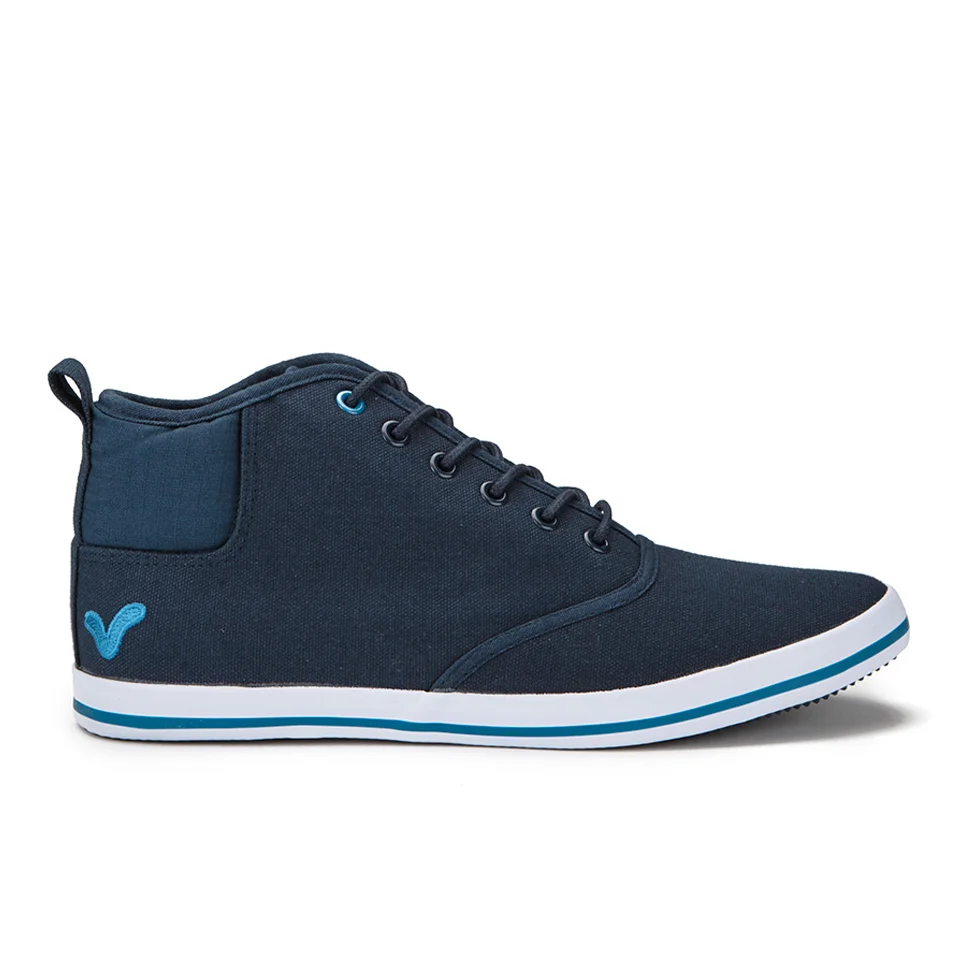 Voi Jeans Men's Cobalt Mid Trainers - Navy - UK 7 - Blauw Afbeelding 1