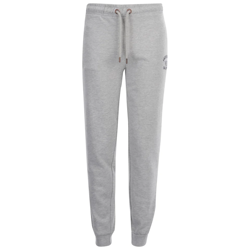 Soul Cal Men's Logo Cuffed Sweatpants - Grey Marl - S - Grijs Afbeelding 1