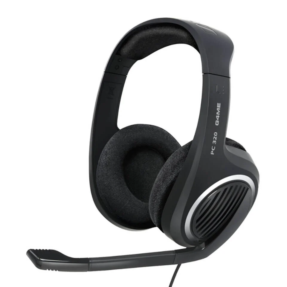 Sennheiser PC 320 Open Over-Ear Gaming Headset with Noise Cancelling Mic - Black Afbeelding 1