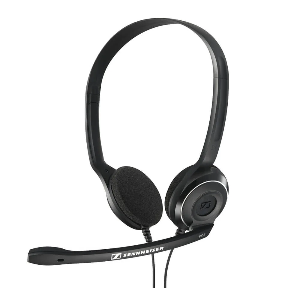 Sennheiser PC 8 USB Lighweight On-Ear Gaming Headset with Mic - Black Afbeelding 1
