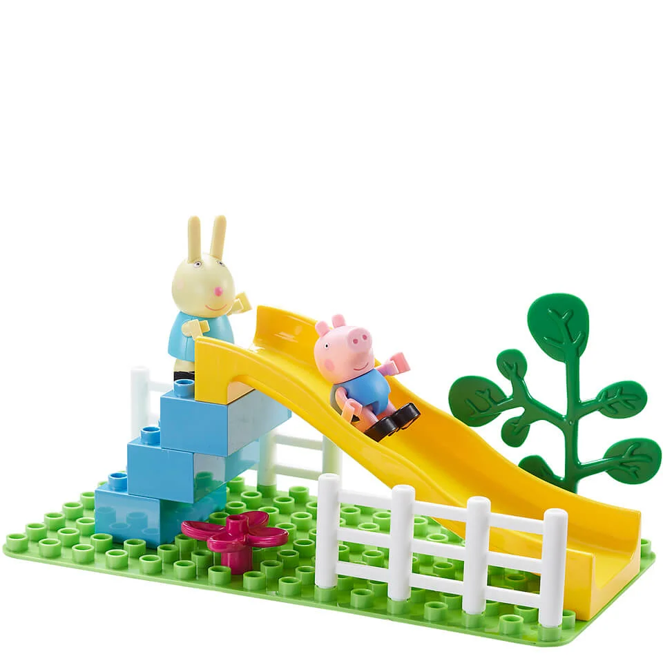 Peppa Pig Construction: Playground Slide Set Afbeelding 1