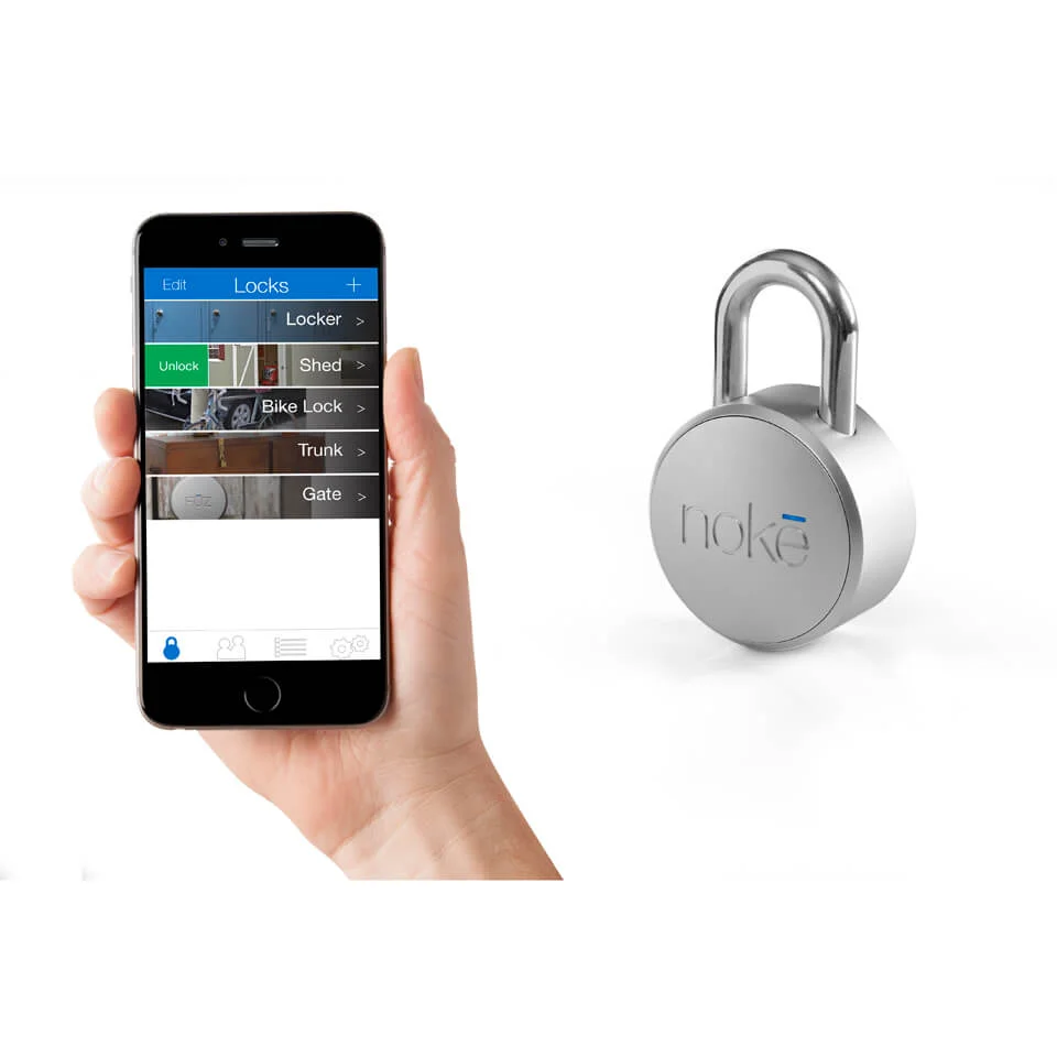 Noke Padlock - Silver Afbeelding 1