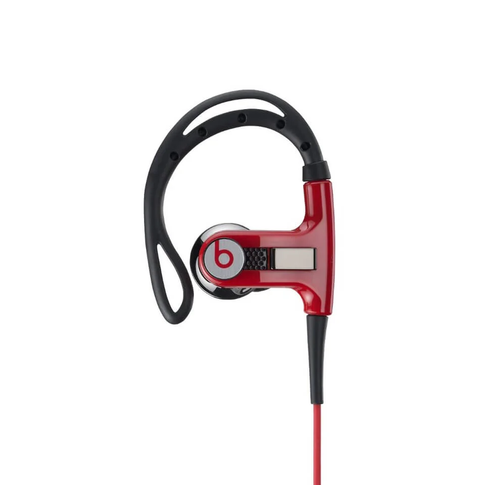 Beats by Dr. Dre Powerbeats In-Ear Earphones - Neon Red - Refurbished Afbeelding 1