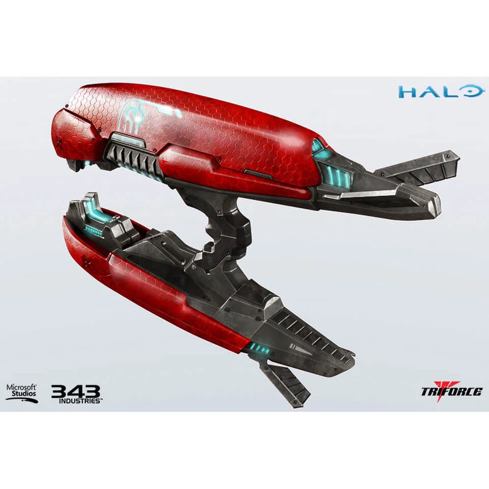 TriForce Halo 2 Brute Plasma Rifle Anniversary Edition 24 Inch Replica Afbeelding 1