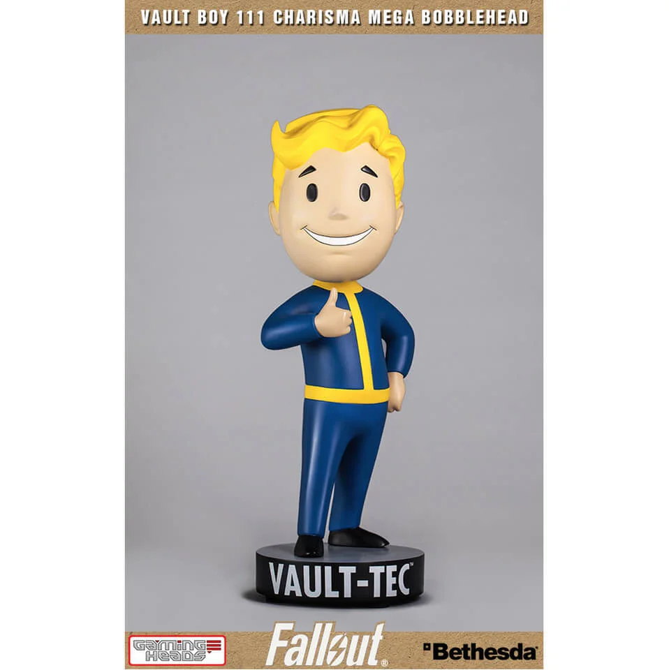 Gaming Heads Fallout 4 Vault Boy 111 15 Inch Statue Afbeelding 1