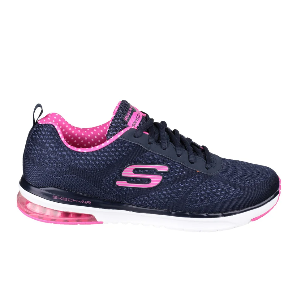 Skechers Women's Skech Air Infinity Low Top Trainers - Navy - UK 5 - Blauw Afbeelding 1